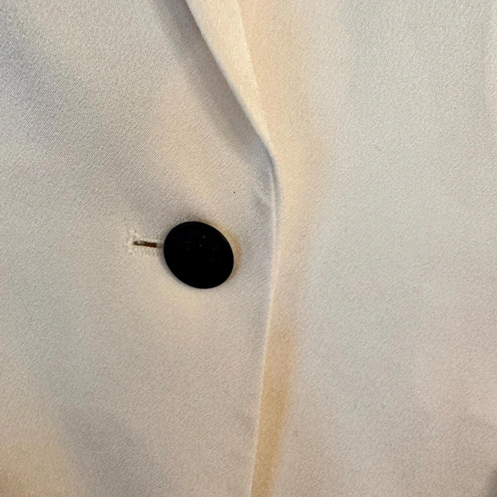 Rag & Bone for Barneys Ivory One Button Tailored Blazer Career Jacket Size 8 - Picture 16 of 16